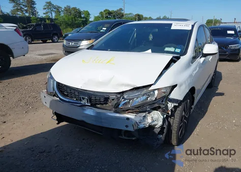 2013 Honda Civic Ex из США, поврежденный, VIN 2HGFB2F86DH523863